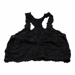 TORRID CURVE Women’s Black Lace Racerback Bralette Size 1